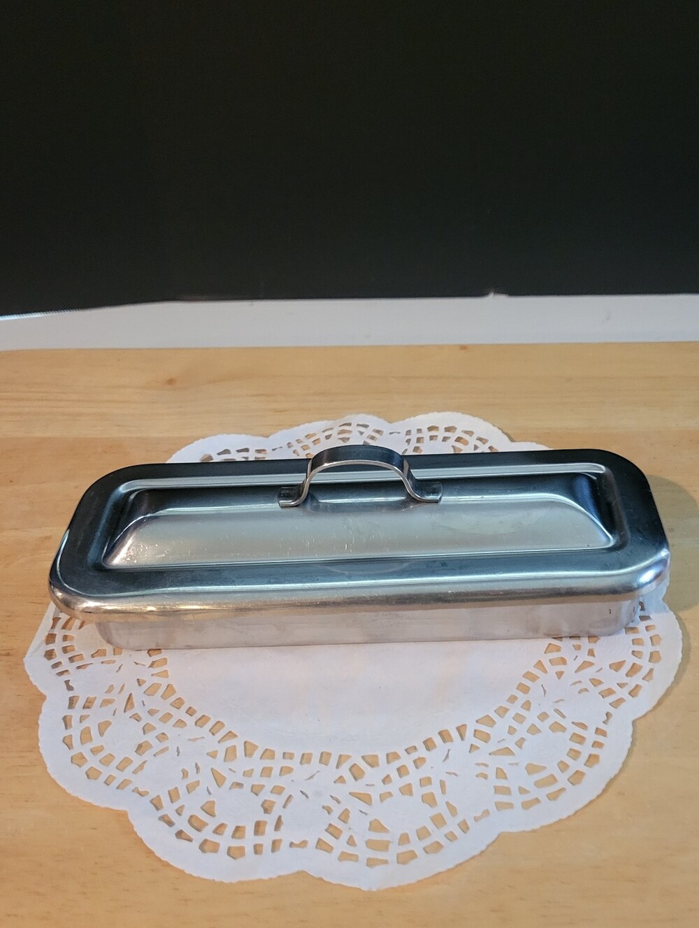 Vintage Vollrath Stainless Steel Tray w/ Lid. Model # 8283